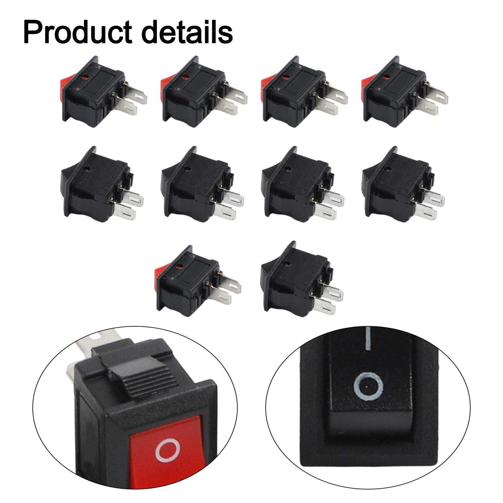 Rocker Switch for Boat Marine Electronics (SPST)
