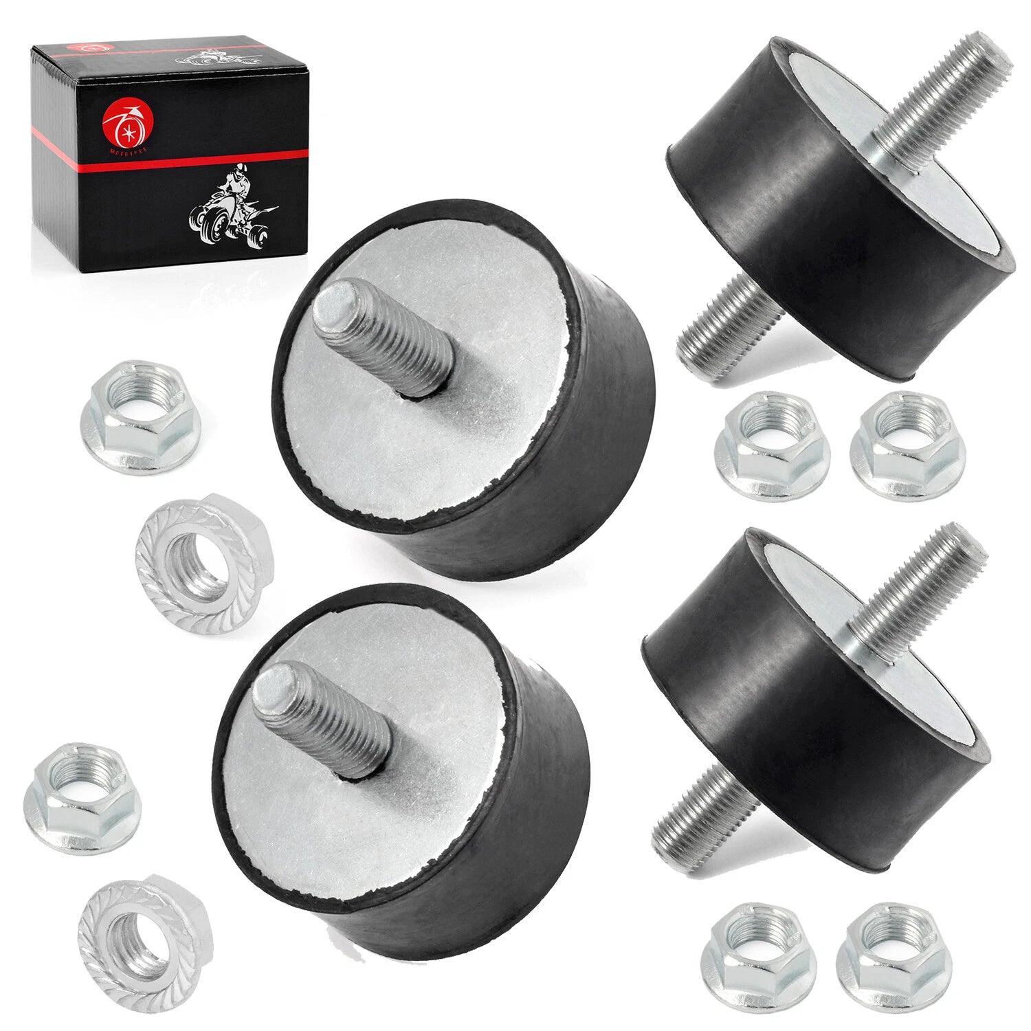 Front Engine Motor Mounts Kit for Polaris Sportsman 335 400 450 500 600 700 800 (2000–2014)