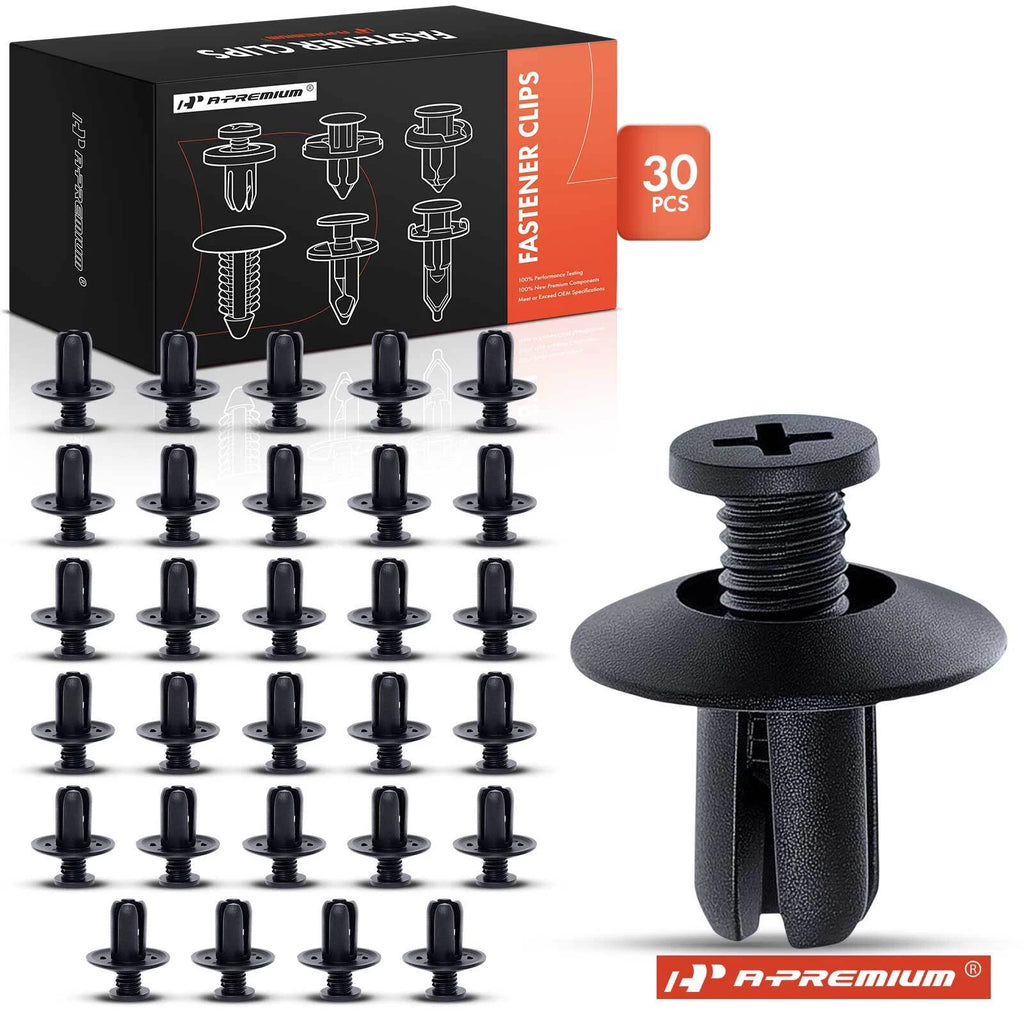 30x Nylon Bumper Retainer Clips for Nissan 