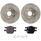 Front Brake Disc Rotors and Pads Kit for Ford Focus (2005–2007)