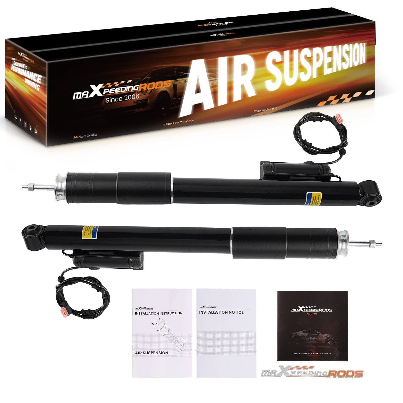 2X Rear Shock Absorbers for Mercedes CLS63 AMG/CLS550 (2002–2010)