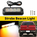 Amber LED Beacon Warning Strobe Light for Car Truck