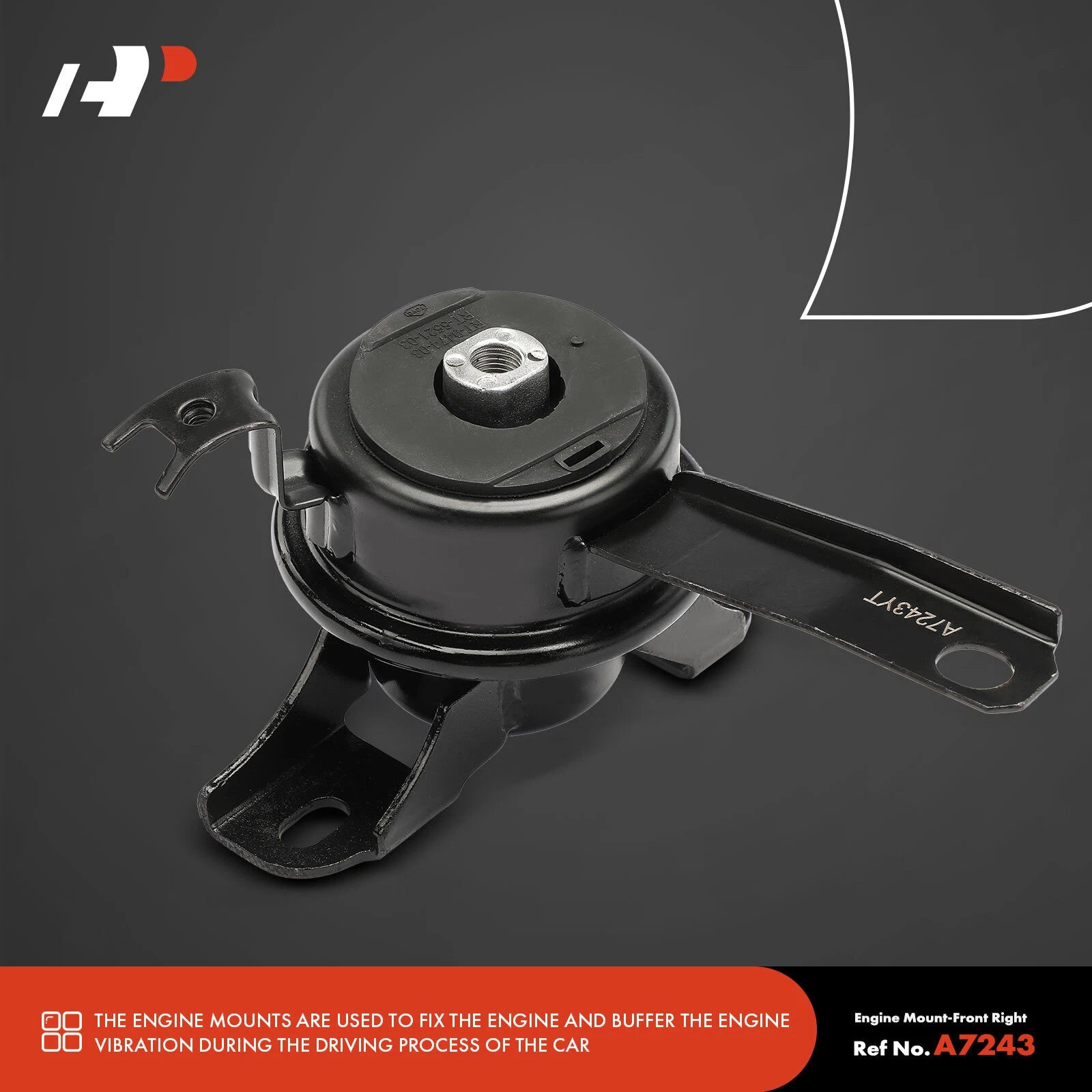 3X Engine Motor Mount for Toyota Corolla (1998-2002)