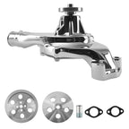 Chrome Water Pump Pulley Kit for Big Block Chevy 396-454 (1965–1990)