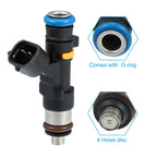 6Pcs Fuel Injector 0280158042 for Nissan 350Z (2003–2006) Infiniti G35 (2004–2007)