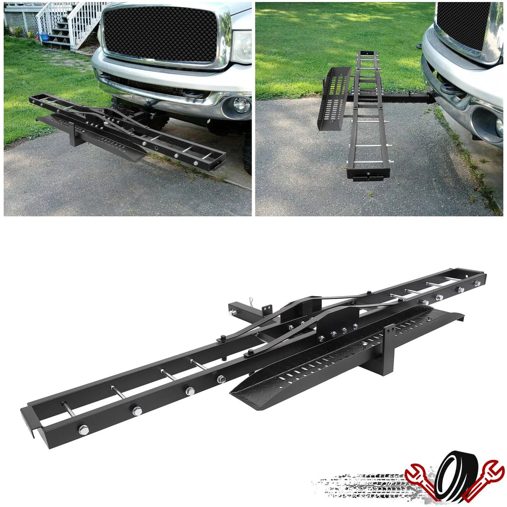 Bike Hitch Carrier Rack for Motorcycle Scooter (500 lbs Capacity)
