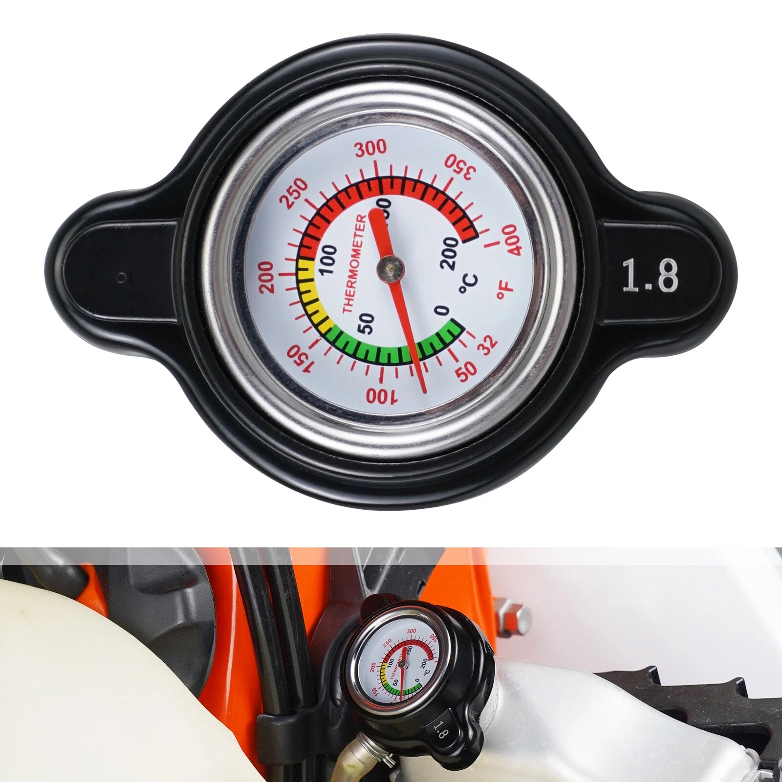 Radiator Cap with Temperature Gauge for Yamaha Raptor 700 700R (2015–2026)