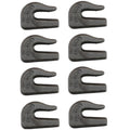 Set of 8 Weld On Grab Chain Hooks 5/16" G70 WLL 4,700 Trailer Rigging 0900103