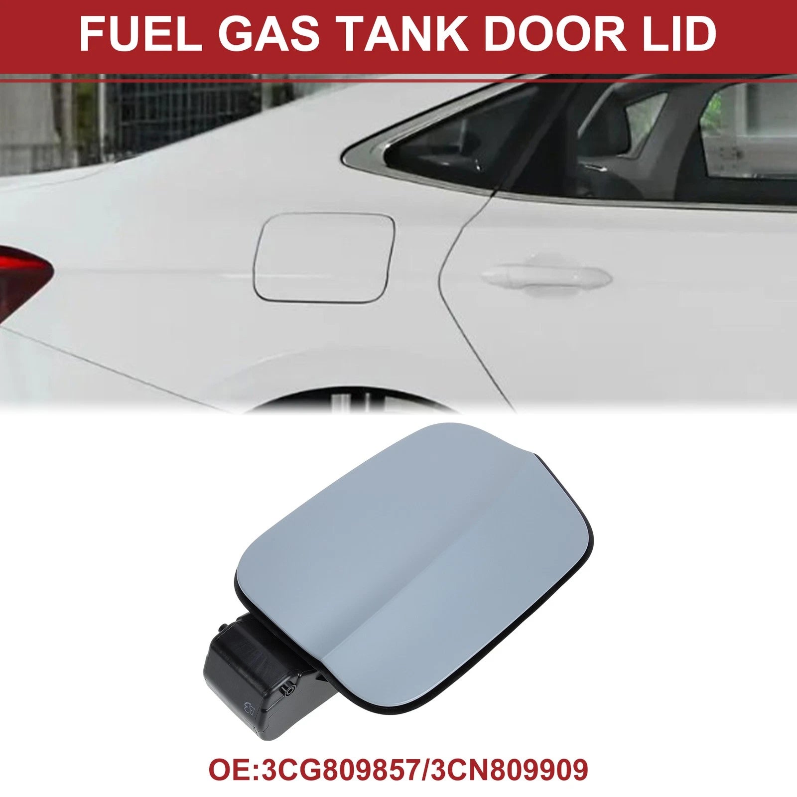 Fuel Tank Door Cap for Volkswagen Atlas (2017–2022) Fuel Filler Flap Cover