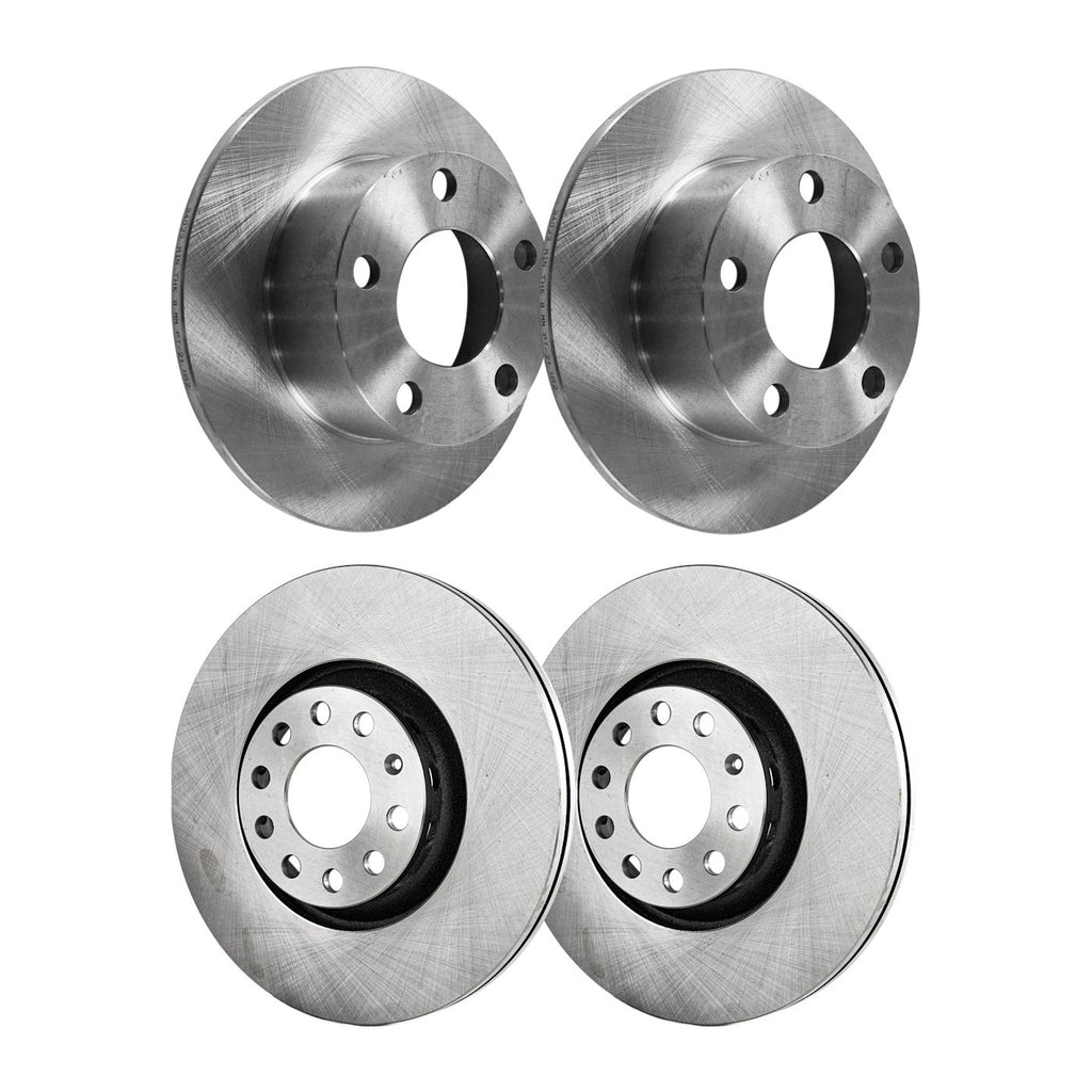 Front and Rear Disc Brake Rotors for Audi A6 (1998–2004)