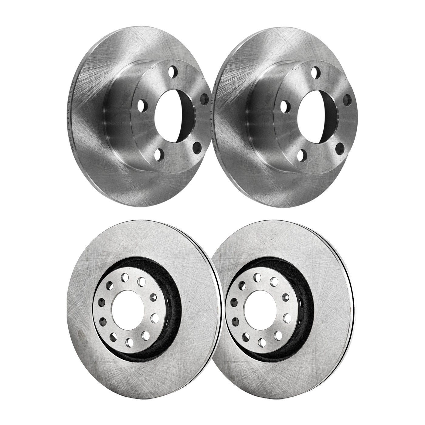 Front and Rear Disc Brake Rotors for Audi A6 (1998–2004)