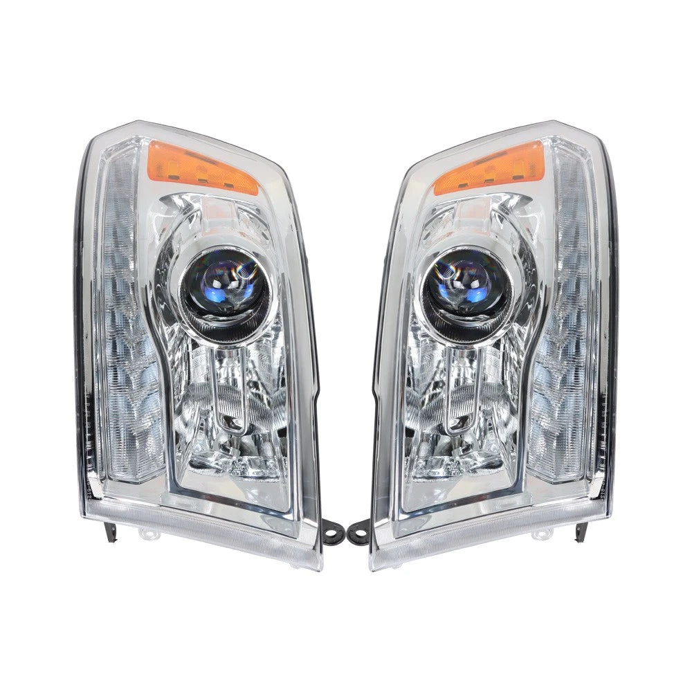Set of 2 Projector Headlights with LED DRL for Dodge Ram 1500 (2009â2018)