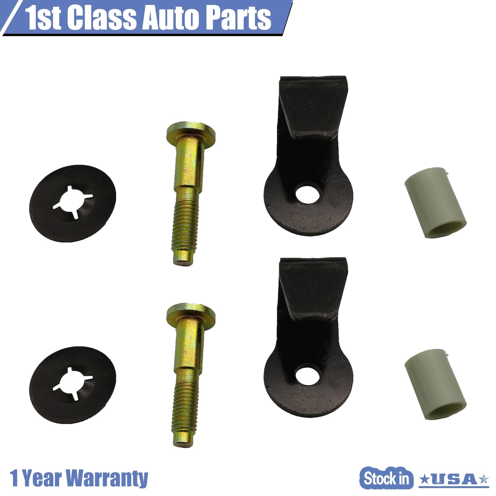 2X Door Striker Bolt Kit for Ford Aerostar Lincoln Mark Mercury Cougar (1980–2011)