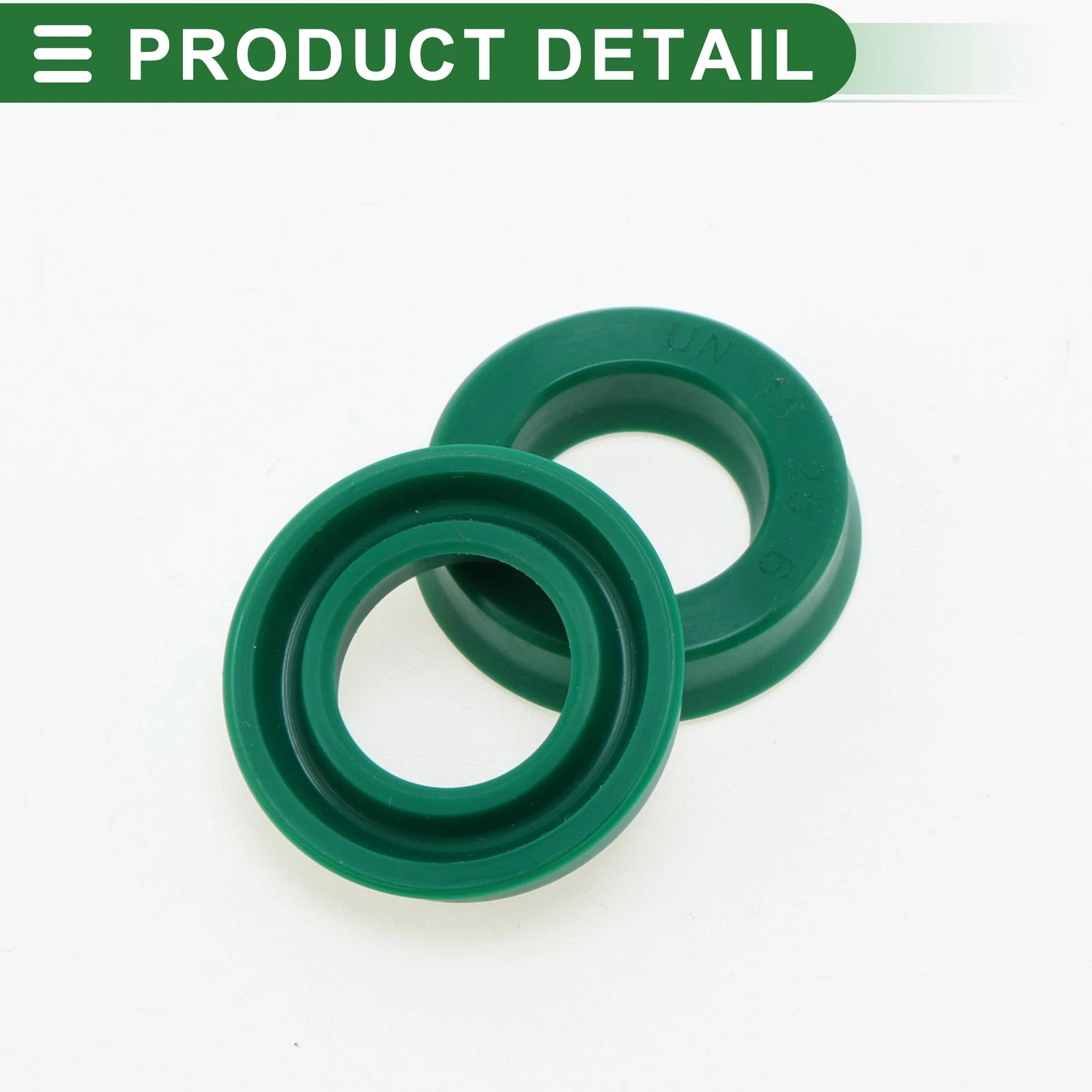 Set of 5 Oil Seal Rotary Shaft Seal 15x25x6mm High Pressure Green for Various Models
