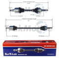 Set of 2 Front CV Axle Shafts for Cavalier Sunfire (1995–2005)