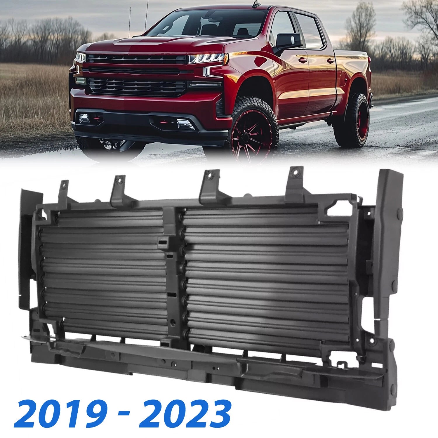 Radiator Active Grille Shutter for Chevy Silverado 1500 (2019–2023)