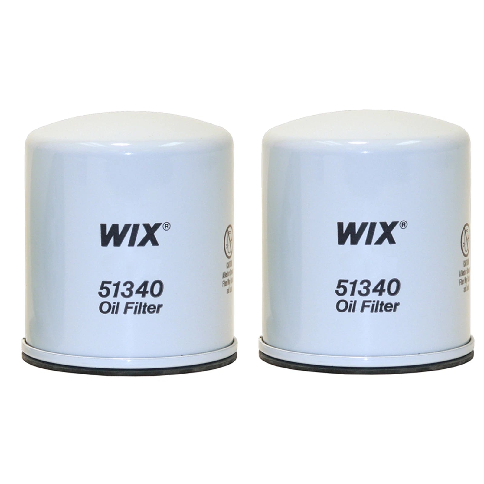 Set of 2 Wix 51340 Engine Oil Filters for (Spin-On)