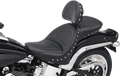 SADDLEMEN Explorer Special Seat for FL/FX (2000–2006) 8102J, Studded, Backrest