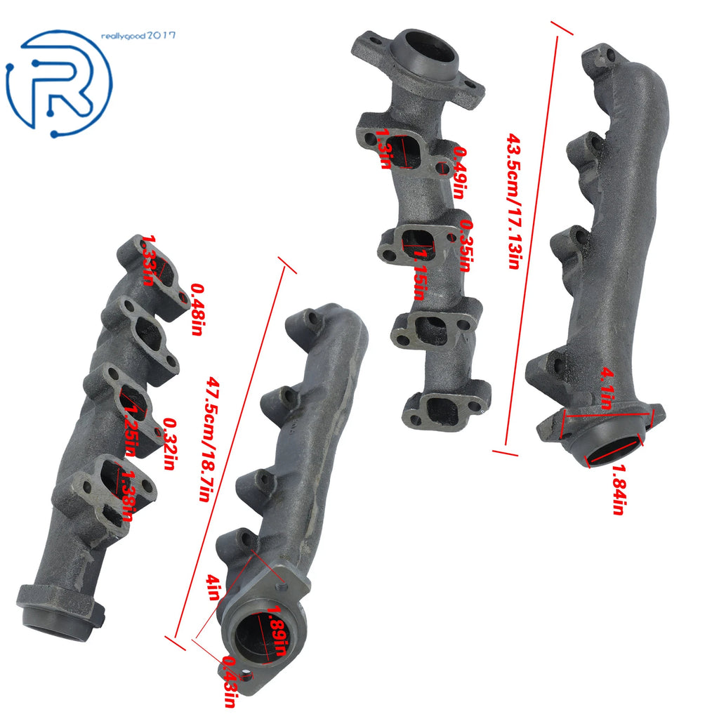 Exhaust Manifold with Gasket Kit for Dodge Durango Dakota Ram 1500 (1998–2008)