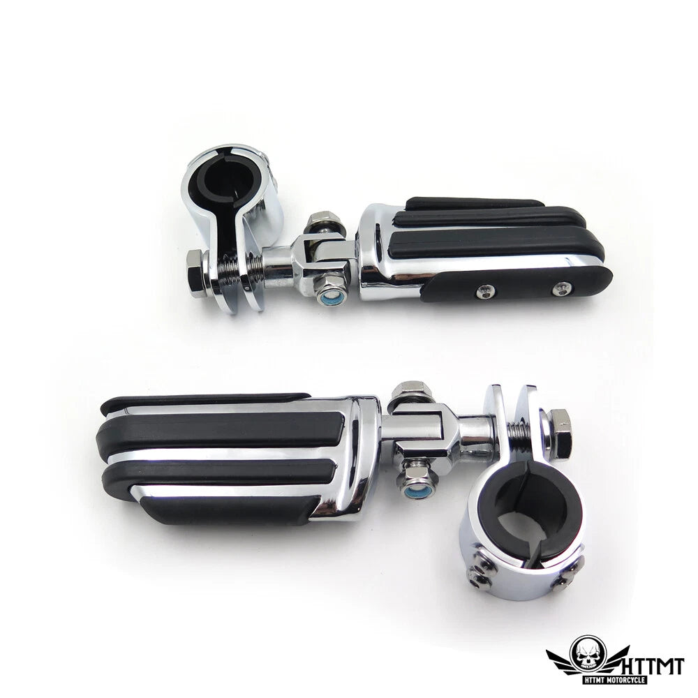 Foot Peg Clamps 1" 1 1/4" for Harley Sportster 883 1340 (1986–2023)