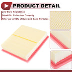 Car Engine Air Filter No. 4861756AA for Dodge Durango (2011–2025)