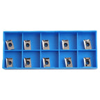 Set of 10 APKT11T308 G2 Carbide Inserts for Aluminum Machining