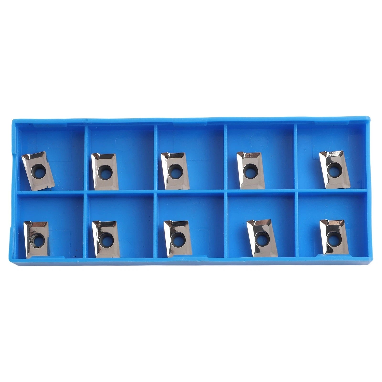 Set of 10 APKT11T308 G2 Carbide Inserts for Aluminum Machining