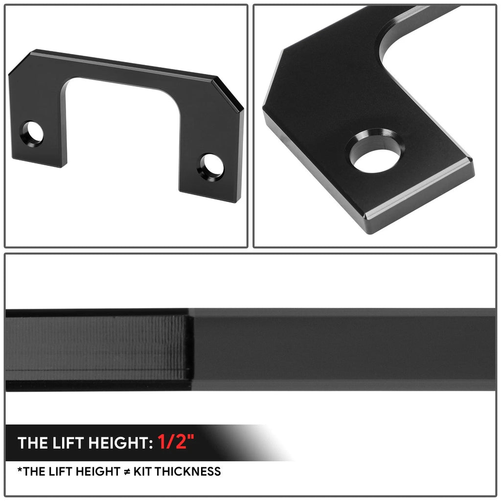 1/2" Aluminum Low Mount Strut Lift Kit Spacer for Silverado Sierra 1500 (2007–2022)
