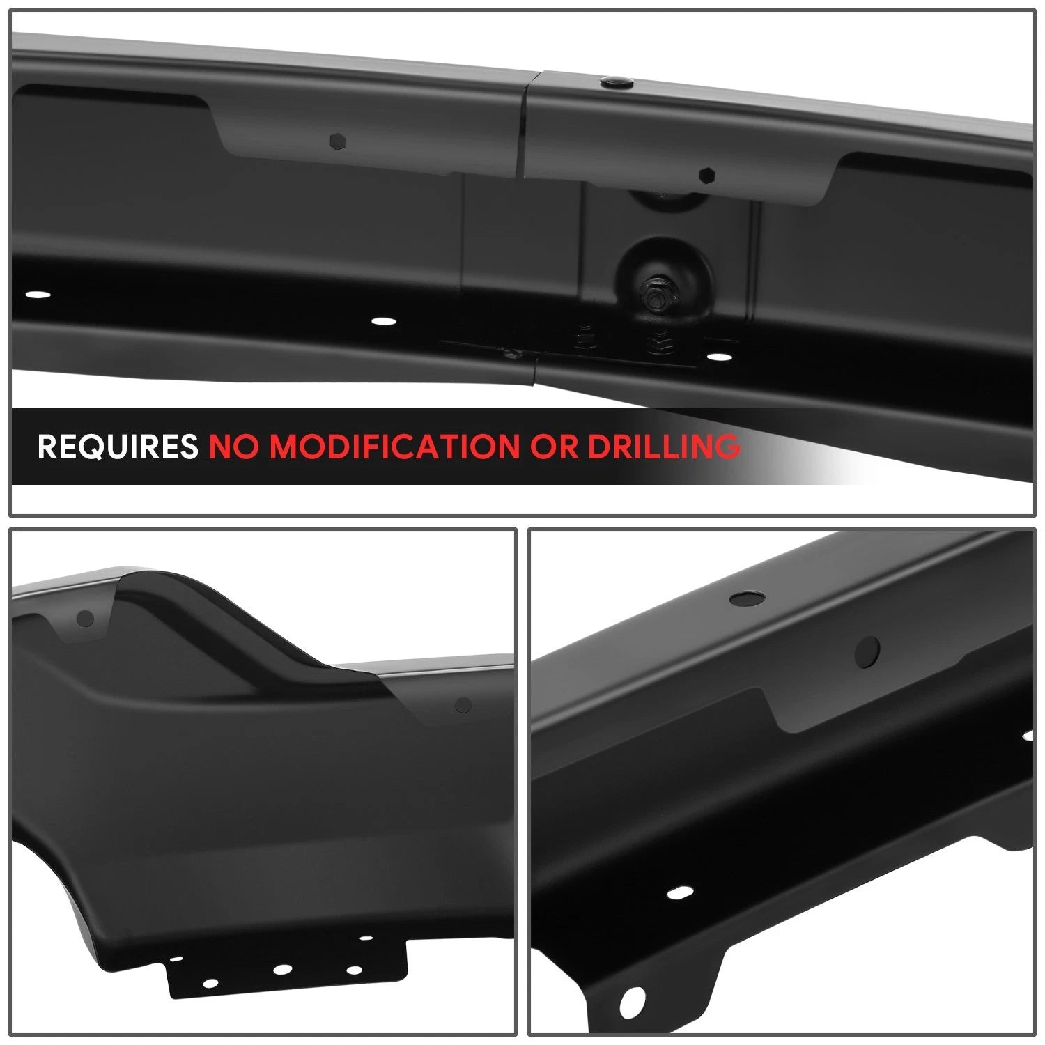 Front Bumper Face Bar for GMC Sierra 1500 Limited (2019–2021) Black
