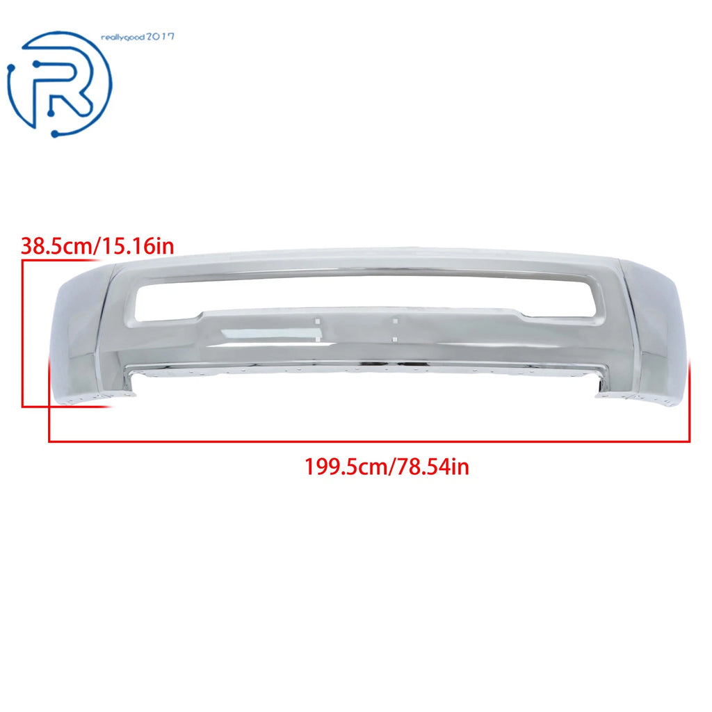 Chrome Split Style Front Bumper Face Bar for RAM 2500 3500 (2010-2018)