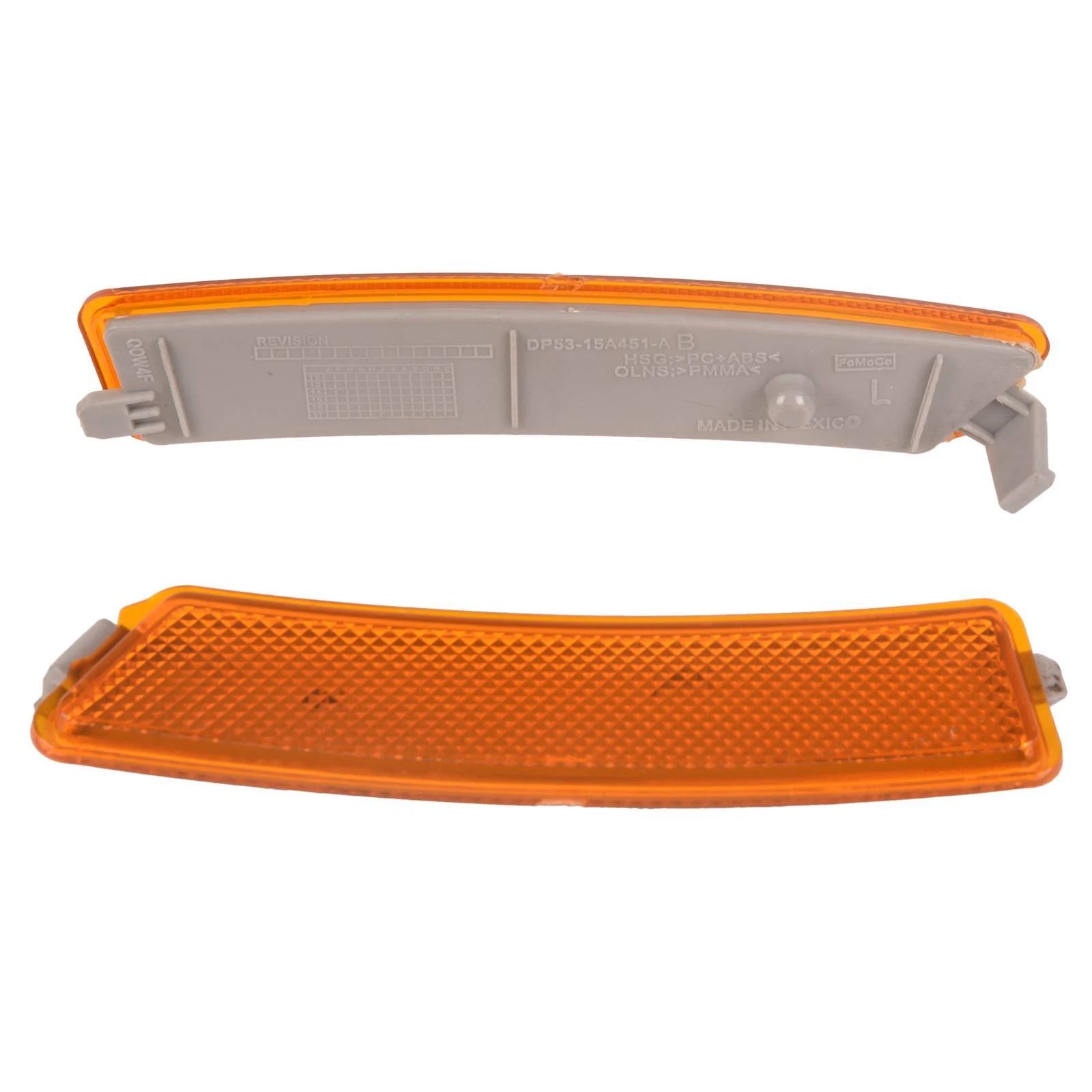 2X Front Bumper Side Marker Reflector Lamps for Lincoln MKZ (2013–2016)