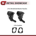 Windshield Washer Nozzle 2 x for Dodge Charger, Chrysler 300 (2006-2010)