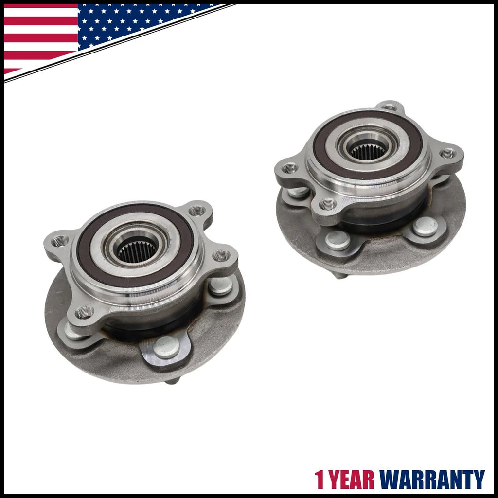 Set of 2 Front Wheel Hub Bearings for Lexus Toyota Camry Venza ES250 (2012–2018)