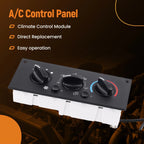 AC Heater Control Switch Panel for Kenworth W900 C500 T300 (2002-2006)