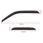 Acrylic Window Visor Sun Rain Deflector Guard for Chevy GMC Extended (1999–2006)