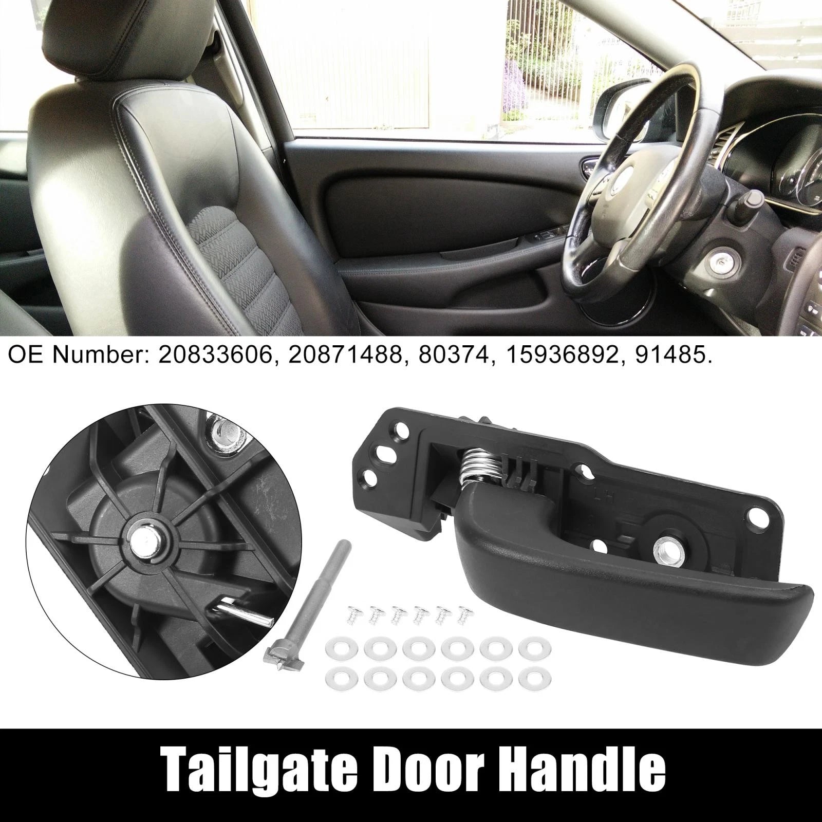 Front Left Door Handle for Chevy Silverado 1500 2500 (2007–2014) 20833606