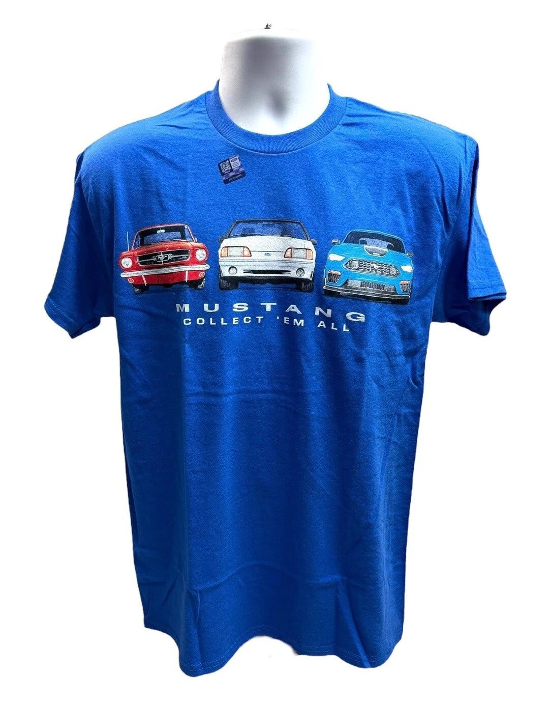 Ford Mustang Collect Em All Blue T-Shirt for Ford Mustang (1965–2024)