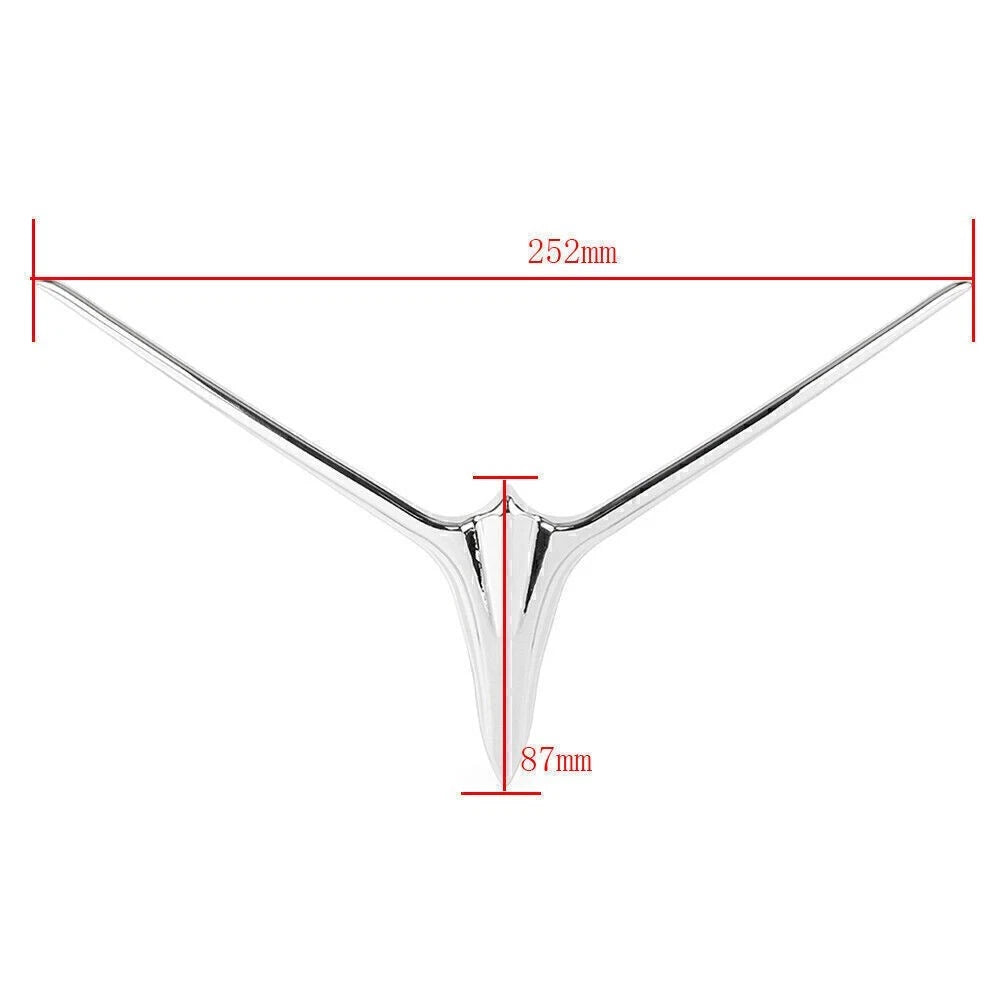 Chrome Front Fairing Eyebrow Accent Trim for Honda Goldwing GL1800 (2012–2017)