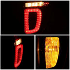 Right Side Chrome Red LED Taillight for Ford Explorer Police Interceptor (2011–2015)