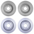 Brake Rotors Kit Set of 2 for Audi A8 Quattro (2005–2009) 360mm 335mm