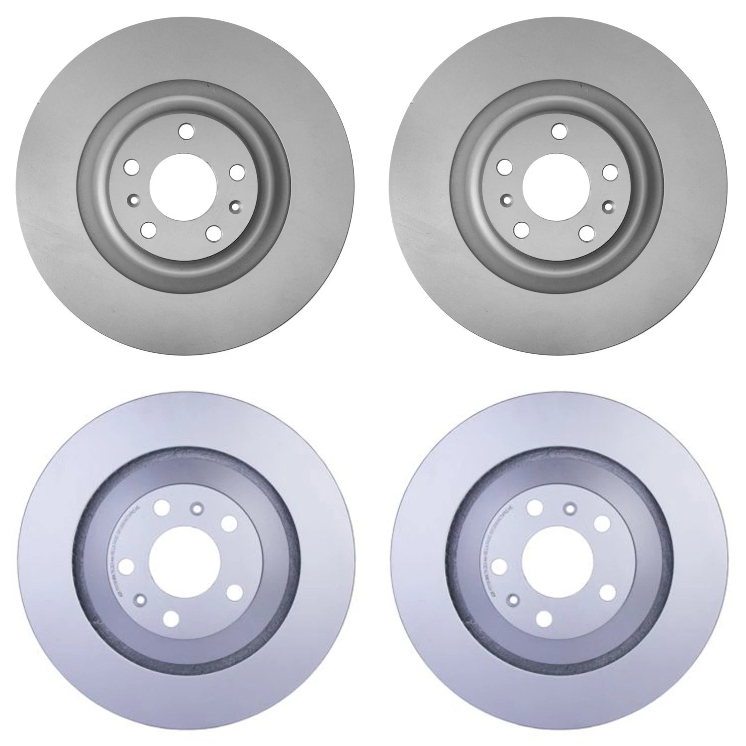 Brake Rotors Kit Set of 2 for Audi A8 Quattro (2005–2009) 360mm 335mm