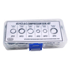 45-Pcs Air Conditioning Compressor Gasket Seal Repair Kit for Compatibility Car