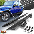 3" Side Nerf Bar Running Board for Jeep Wrangler Unlimited (2018–2024)