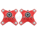2 Front Red Wheel Hubs for Honda Sportrax 250 TRX250EX (2001–2008) TRX250X (2009–2020)
