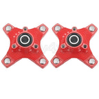2 Front Red Wheel Hubs for Honda Sportrax 250 TRX250EX (2001–2008) TRX250X (2009–2020)