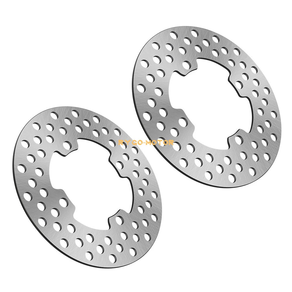 2X Front Brake Disc Rotors for Yamaha Grizzly 350 400 450 (2007–2014)