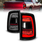Black Smoke Lens Tail Light Assembly w/Sequential for 2011-2018 Ram 1500 [LED]
