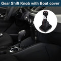 6 Speed Gear Shift Knob with Boot for Audi A3 S3 8P (2003–2013)