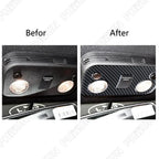 Carbon Fiber Look Roof Reading Lamp Light Cover for Ford Mustang (2015-2021)