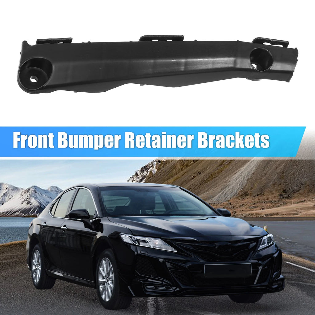 1Pcs Front Left Bumper Bracket for Toyota Camry (2018–2023) 5253606120 Plastic Black